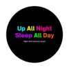 Night Shift Security Guard - Up All Night Sleep All Day PopSockets Swappable PopGrip