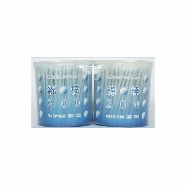 Set of 7 Cotton Swab Cylindrical Case 2 Pack Heiwa Medic Cotton Swabs Daily Necessities Cylindrical Case First Aid Kit Medical Contents Miscellaneous Goods Daily Consumables