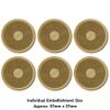 6 x 'Vinyl Record' MDF Craft Embellishments (EB00023329)