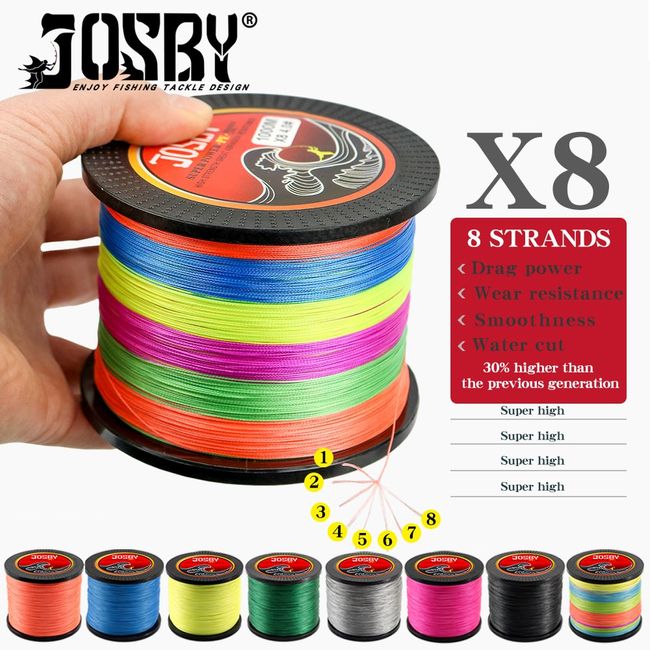 12 Strands PE Baid Fishing Line 300M 500M 1000M Multifilament Fishing Wire  Carp Fishing Line