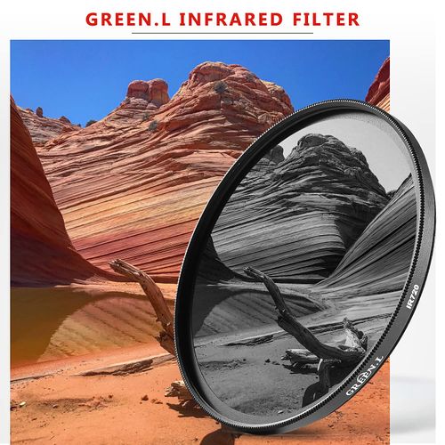 GREEN.L 67mm Infrared Filter, 67mm IR 850nm (R85) Filter for Camera Lens