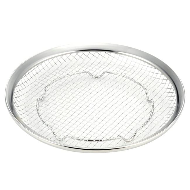 Shimomura 40252 40252 Colander Colander Oil Cutting Plate, Large, Made in Japan, Stainless Steel, Tabletop, Drainer, 8.9 inches (22.6 cm)