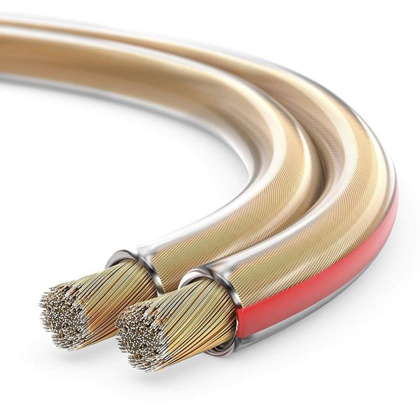 Sonero® 10 m 2 x 0.75 mm² CCA Speaker Cable Transparent