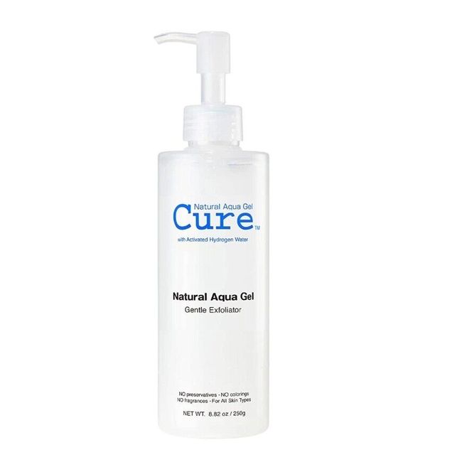 CURE Natural Aqua Gel Gentle Exfoliator Facial /Full-body Peeling Gel 250g