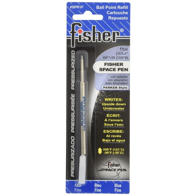 Fisher Space Pen Point Pressurized Refill, Blue Fine (SPR1F)