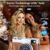Upgraded 4K Digital Camera with SD Card Autofocus, 48MP Flash Viewfinder & Dial,