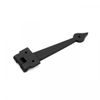 Black Wrought Iron Strap Door Hinge Colonial Spear Gate Hinge Renovators Supply