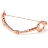 Equetech Snaffle Stock Pin - 3 Colours (Rose Gold)