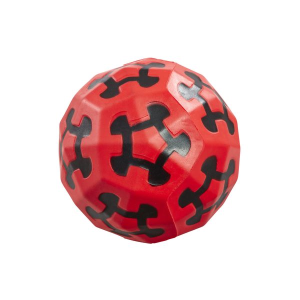 Wahu Sonic Shock Ball, Bounces up to 60' in The Air, 2.7" Ultra-Bounce Foam Outdoor Throw and Catch Ball for Kids Ages 5+, Red