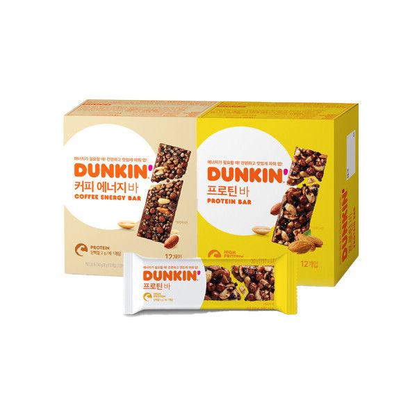 12 energy bars of 2 types + 12 pieces (Protein bar 30g, Coffee energy bar 30g), Coffee energy bar 30g 12ea_Protein bar 30g 12ea