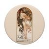 Alphonse Maria Mucha's The Seasons - Fall PopSockets Swappable PopGrip