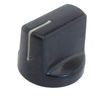 Pair of black Superior Quality Guitar Knobs - pedal or amplifier 1510