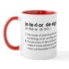 CafePress Interior Design Definition Mug 11 oz (325 ml) Ceramic Coffee Mug