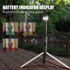 Rechargeable LED Camping Light Long Flashlight with Remote & Retractable Tripod