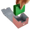Zoopin Leather Deck Box with Built-in Spinning Life Counter (Brown)