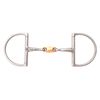 Korsteel JP Stainless Steel Copper Link Hunter Dee Ring Snaffle Bit, 5.5"