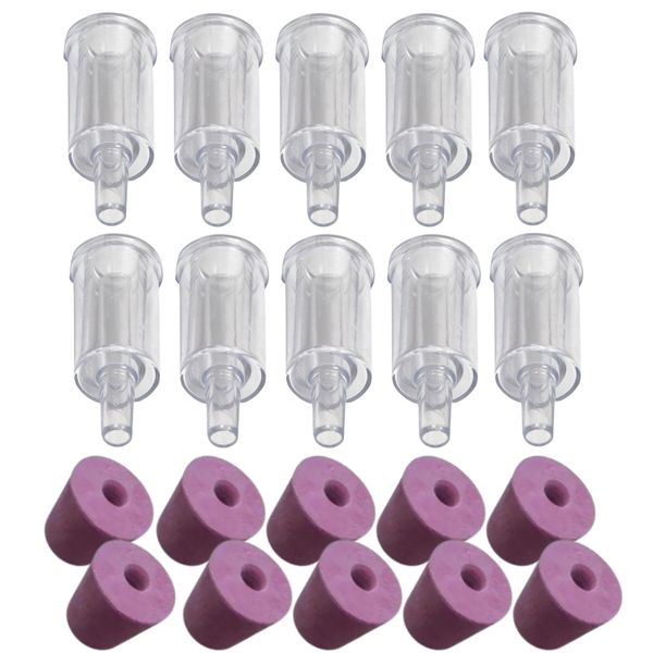 Almost Off Grid 10 x Handy Airlocks & Bored Rubber Bungs