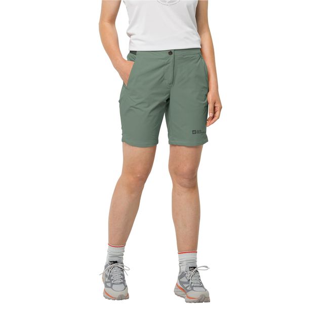 Jack Wolfskin Damen Hilltop Trail Shorts W, Picnic Green, 42