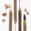 LAURA GELLER NEW YORK Bravo Brows Soft Pencil + Brush, Medium Brown