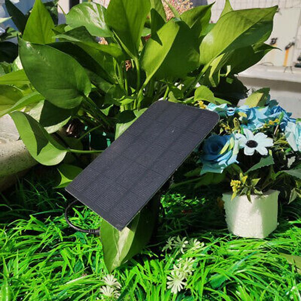 5W 5V Solar Panel Fountain 200L/h with Stake Solar Panel Pump Kits for Fish Tank