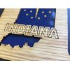 5x7 State Picture Frame with State Cutout - Wooden
