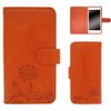 WHITENUTS iPhone12 Pro Case Folio Embossed Design Orange/Lotus TC-D0684089/MX