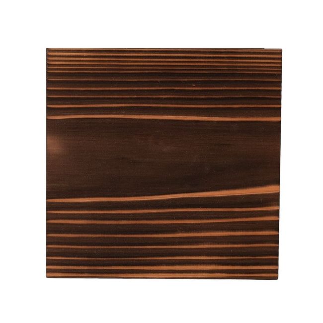 8.3 inches (21 cm) Square Baked Cedar Board [8.3 x 8.3 x 0.3 inches (21 x 21 x 0.8 cm) | Pot Supplies