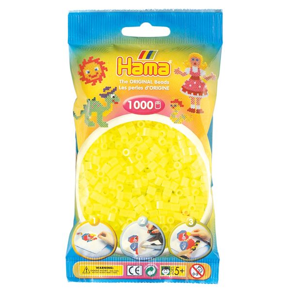 marutahaningu (Malte Haaning) Dianthus Beads Fluorescent Clear Yellow (Solid) Mh207 – 34