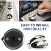 4x HQRP Surface Burner Cooktop Control Stove Knobs for GE WB03K10303 PS3486484