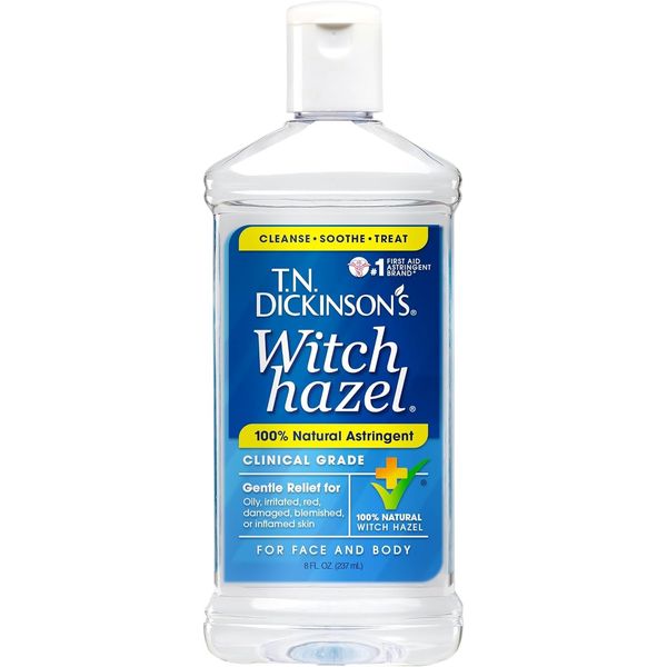 Dickinson's Witch Hazel All Natural Astringent 8 oz (Pack of 4)