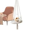Macrame Cat Hammock Boho Style Hanging Swing Bed Pet Cat Sleeping Bed