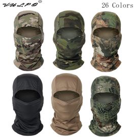 Tactical Balaclava Camo Full Face Hood Mask Scarves