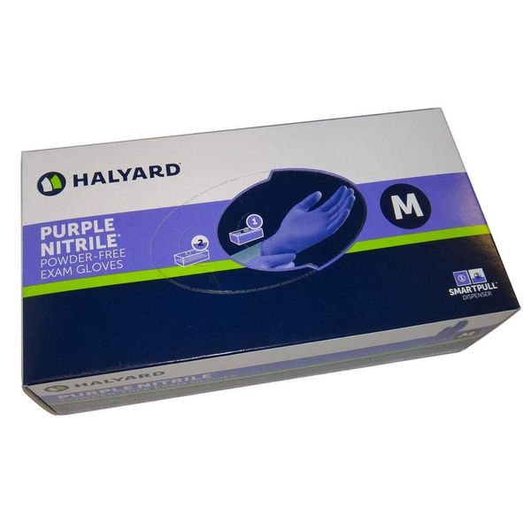 Halyard Kc500 Purple Nitrile Exam Glove - 55081Bx - Small, 100 Each/Box