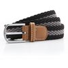 Asquith & Fox Stripe Braid Stretch Belt, Multicolour (Navy/Red 000), 38 (Size:One Size)