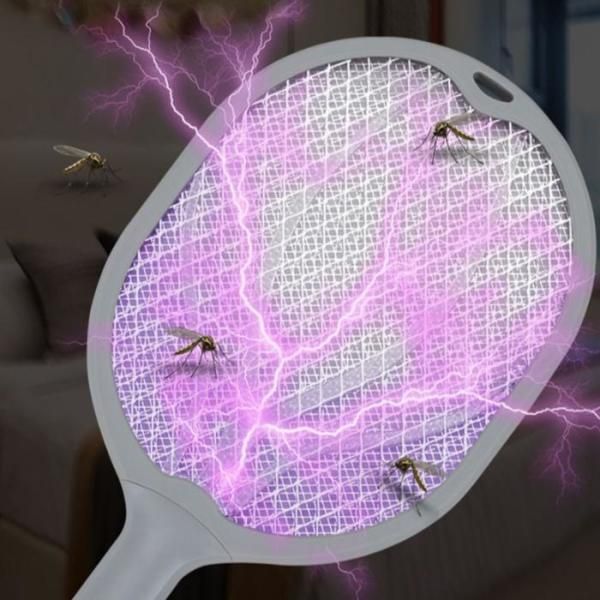 [OFL4QP6S] Insect catching tool mini electric mosquito swatter fruit fly electric swatter