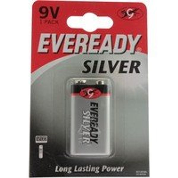 Eveready Battery Silver 9V 6F22BIUP