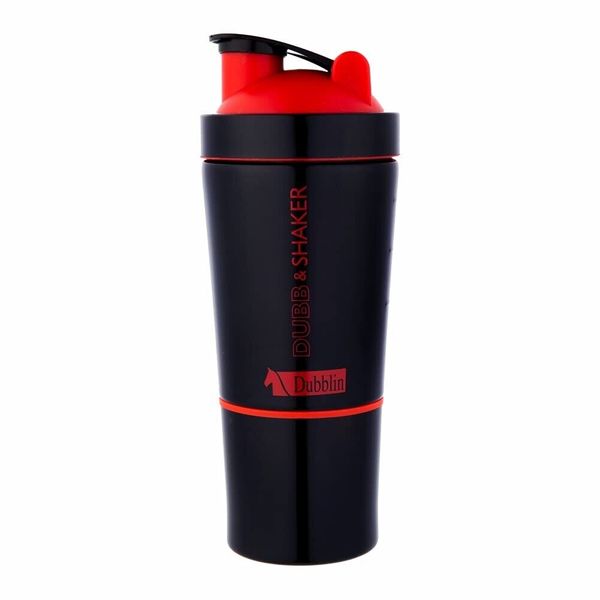 Gym Shaker Bottle BPA Free Stainless Steel Sipper Bottle Capacity 750 ML Black