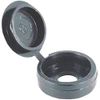 100 X Screw Cups & Cover Surface Washers for Screws 10, 12, 14 - Grey