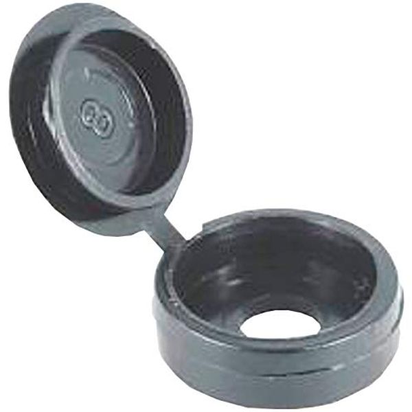 100 X Screw Cups & Cover Surface Washers for Screws 10, 12, 14 - Grey