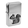 Classic Petrol Lighter with Pewter Squirrel Badge (UK ONLY)