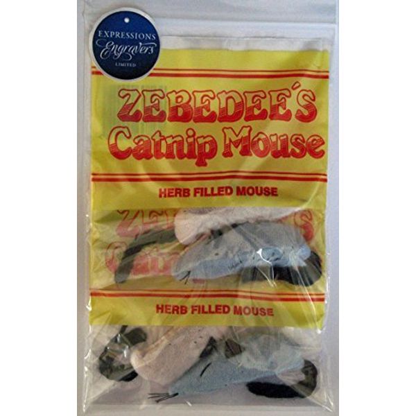Zebedee Catnip Mice 2 x Twin Packs