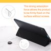 sourcing map 3.3ft Retractable Cable Lock with Square Patch Remote Control Security Lock with Adjustable Cord Tether Anti Theft for Laptop, TV, 150 G, White, 4 Pack