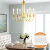 4 inch Chandelier Candle Sleeves, 12 Pack White Plastic Candle Light Socket C...