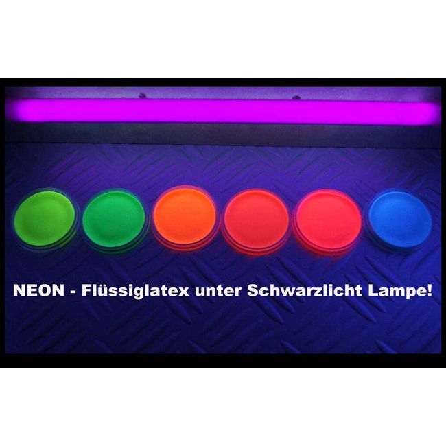 Latex-24 NEON Latexmilch 1Liter Low-Ammoniak Flüssiglatex SCHWARZLICHT Party Farbe Liquid Latex Rubber Gummi NEONFARBEN dünn normal flüssig (NEON GRÜN)