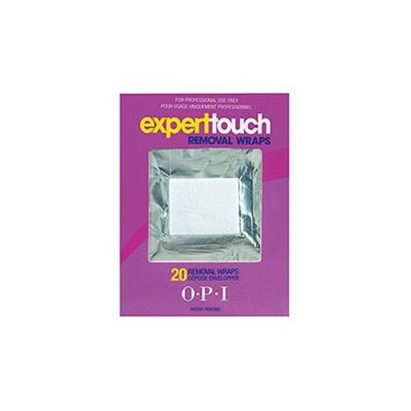 Gel Nail Remover OPI Expert Touch Remover Wraps 20 sheets