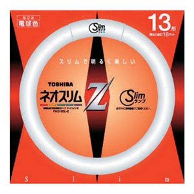 Toshiba 13 Shape Round Slimline Fluorescent (Warm White) Neo Slim Z fhc13elz (to)