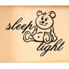 Sleep Tight Wall Decals Stickers, Black, 72"