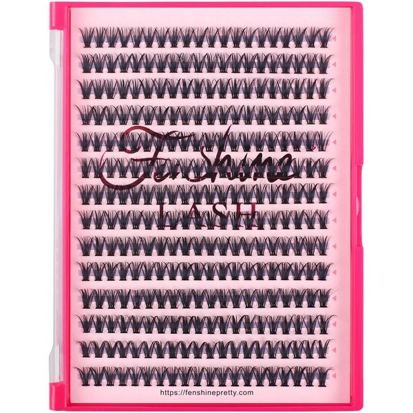 Cluster Eyelash Extensions (0.07D Curl 40D, 11mm)
