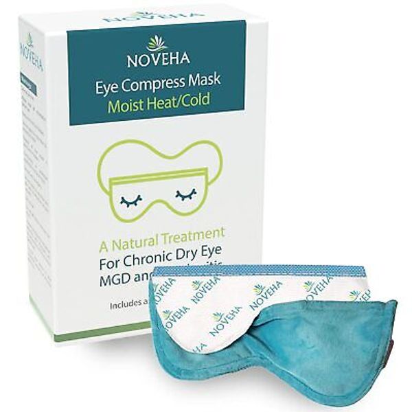 NOVEHA ULTRA Warm Compress Eye Mask | Moist Hot Technology for Sensitive Dry ...