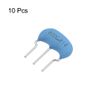 uxcell Ceramic Oscillator Wide Range 8MHz 15pF 3 Pin DIP Blue 10pcs